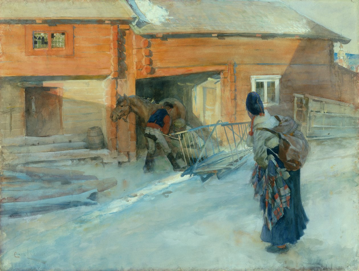 Uma fazenda, Bingsjo de Carl Larsson