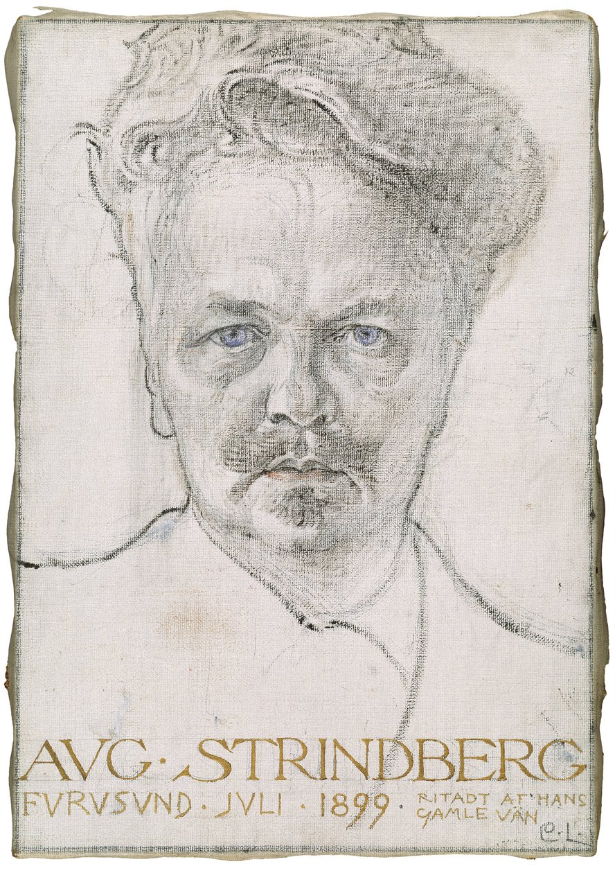 August Strindberg, 1899 de Carl Larsson