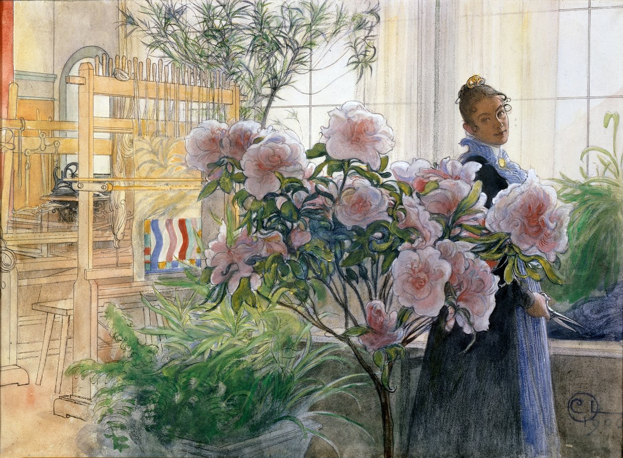Azaléia de Carl Larsson