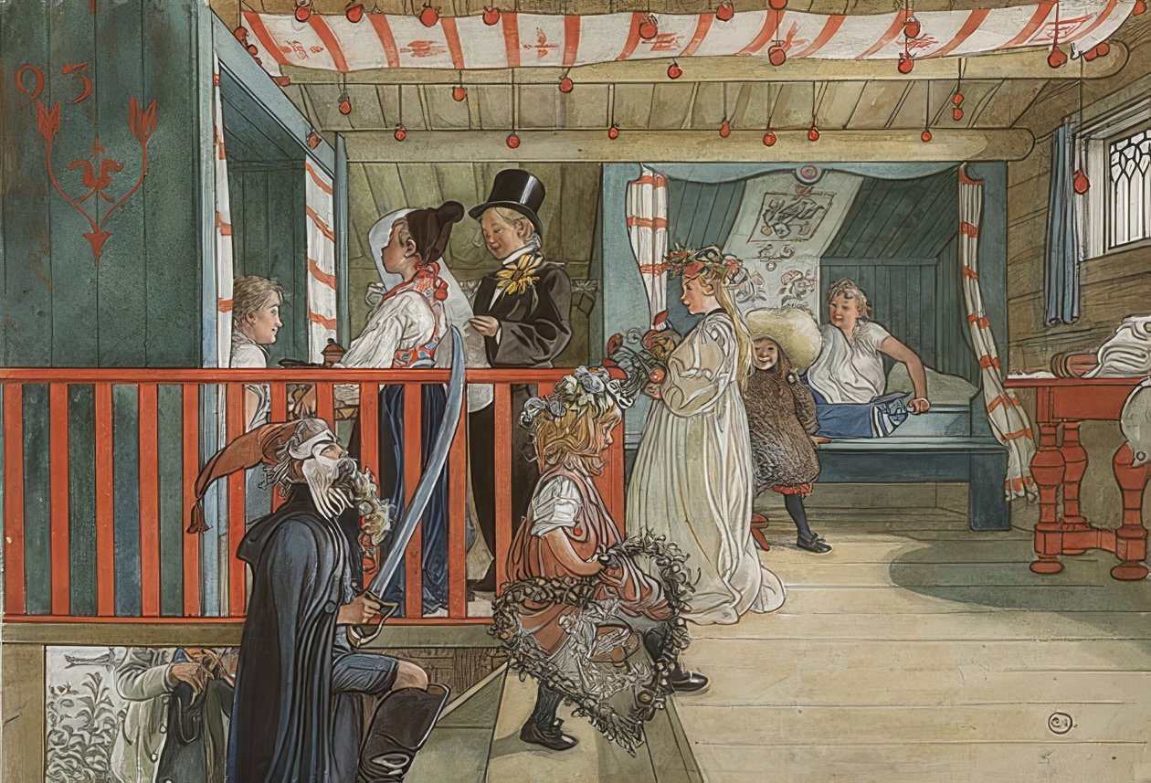 O nome dia. por volta de 1895 de Carl Larsson