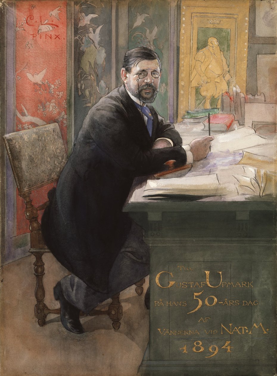 Gustaf Upmark, Diretor-Geral do Museu Nacional, 1894 de Carl Larsson