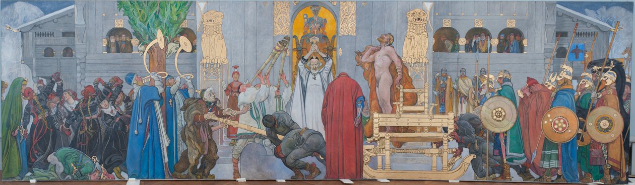 Sacrifício do meio do inverno de Carl Larsson