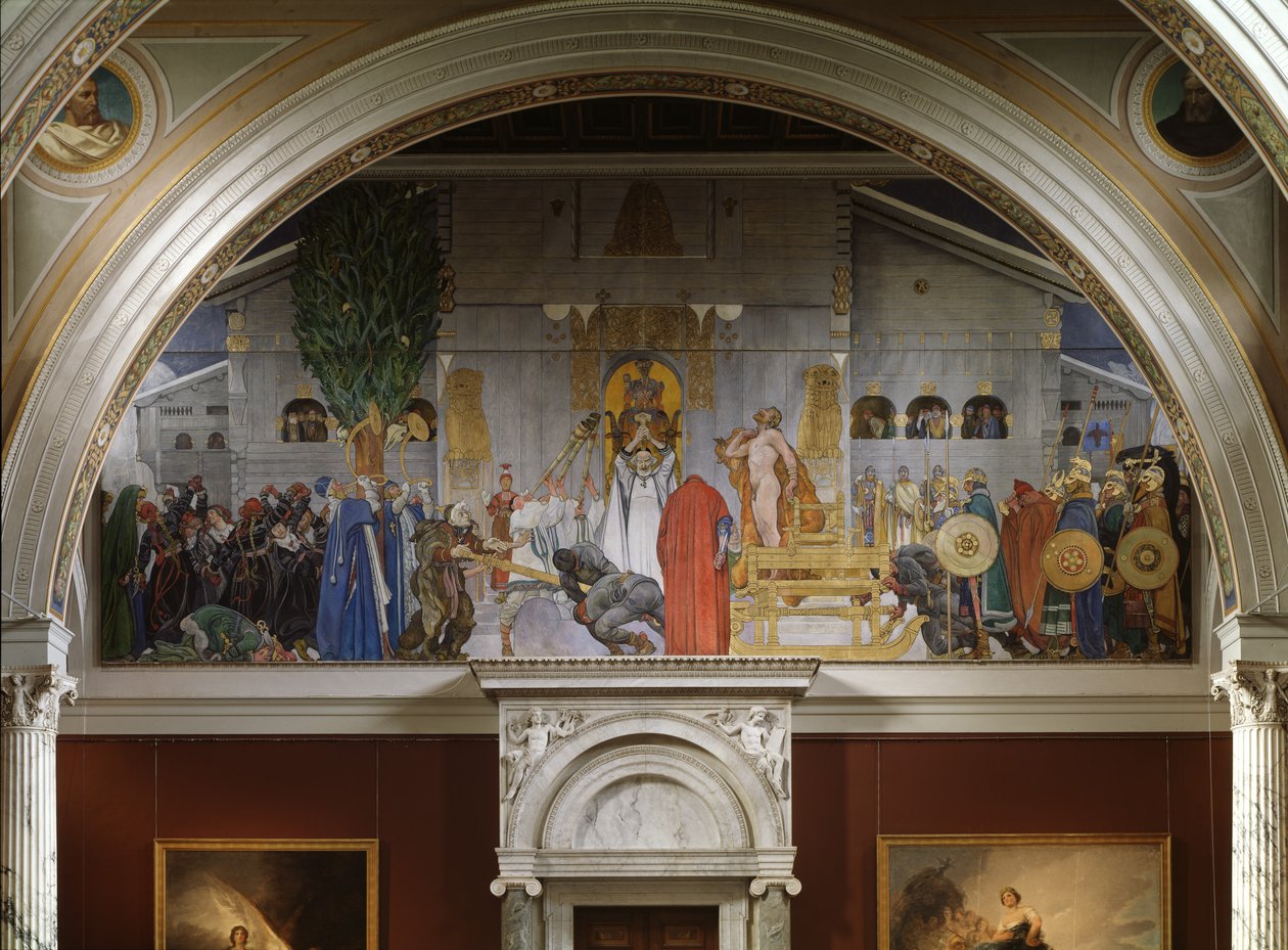 Midwinters Sacrifício, 1915 de Carl Larsson