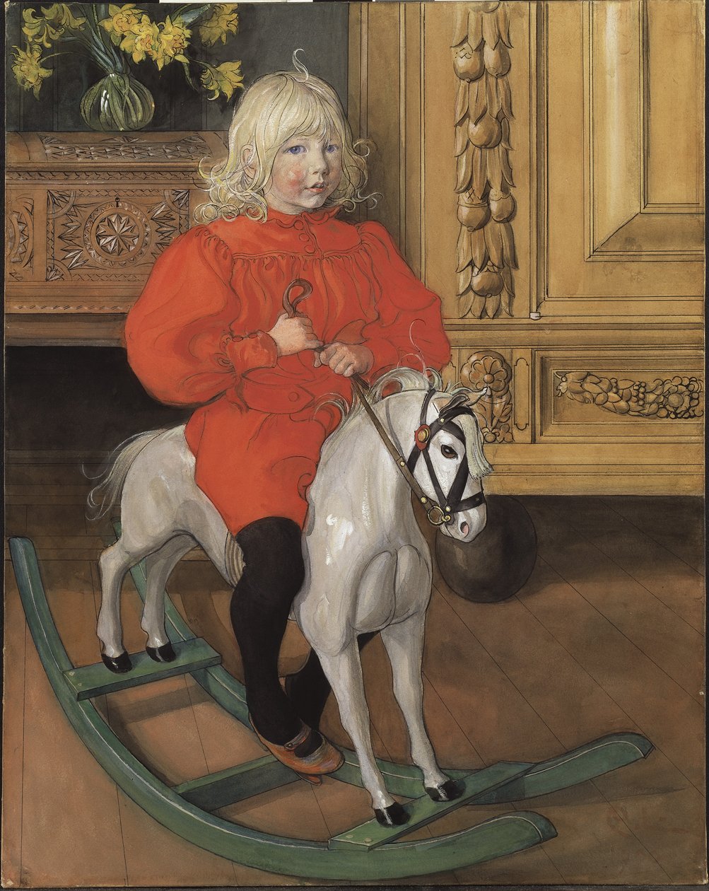 Murre, 1900 (banheiro no papel) de Carl Larsson