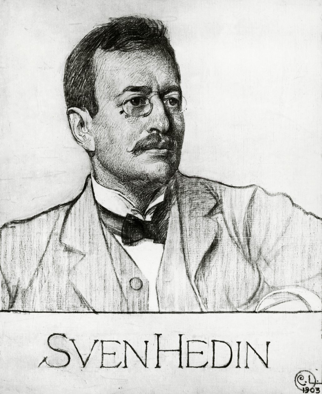 Retrato de Sven Anders Hedin (Estocolmo de Carl Larsson