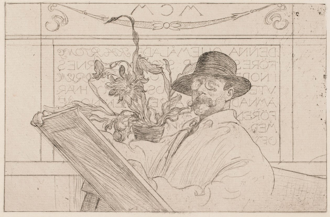 Autorretrato de Carl Larsson