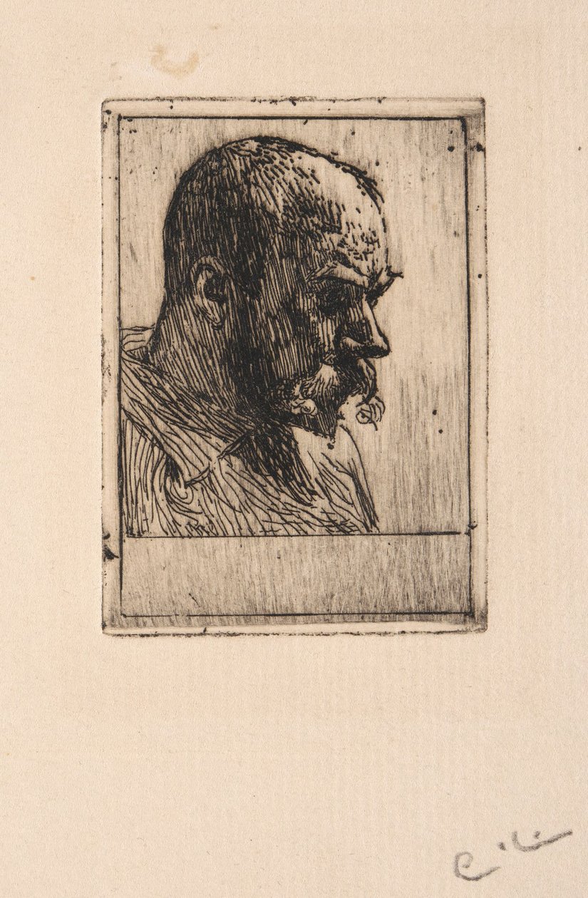 Autorretrato com blusa de pintor de Carl Larsson