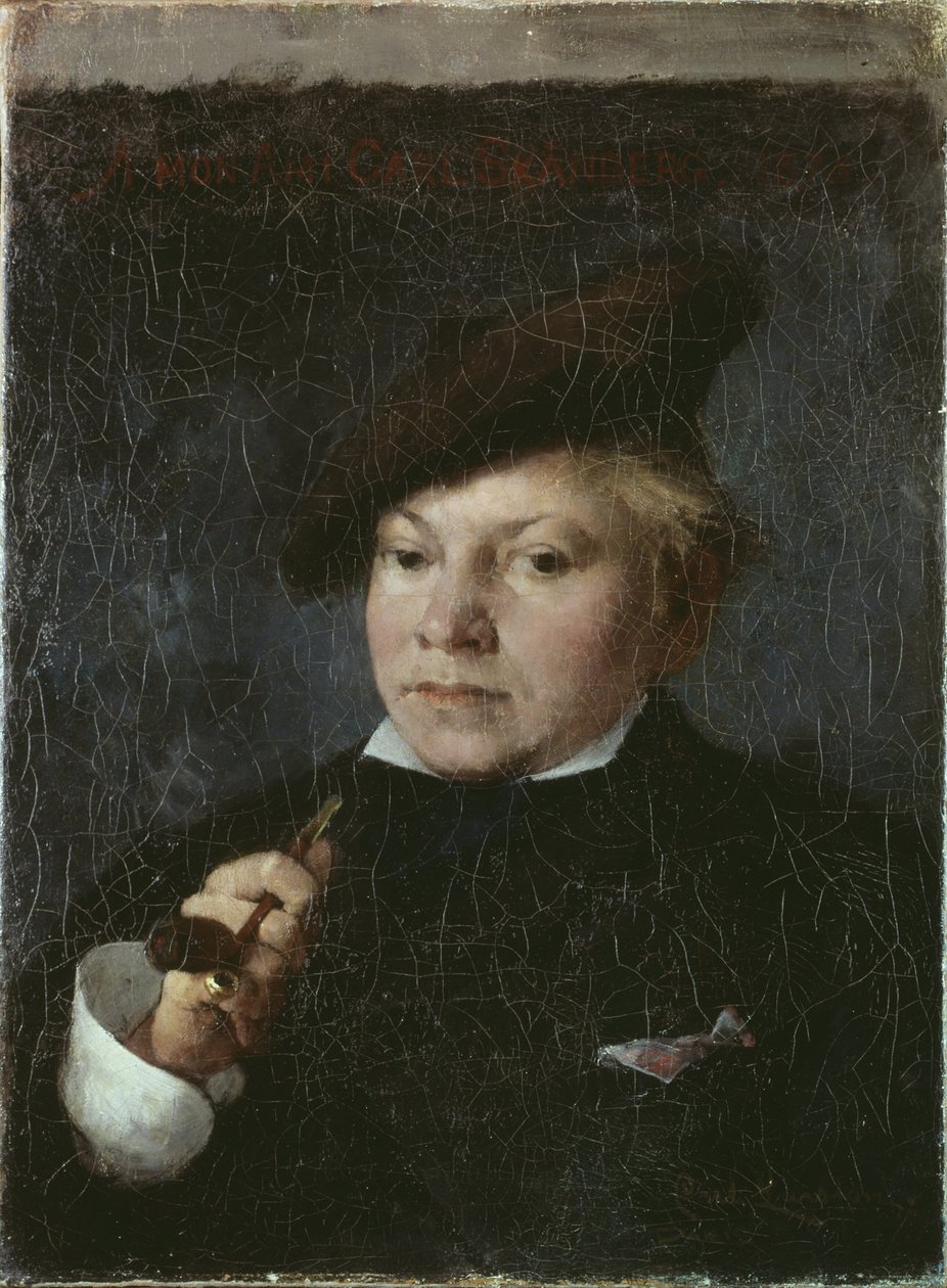 O artista Carl Skånberg de Carl Larsson