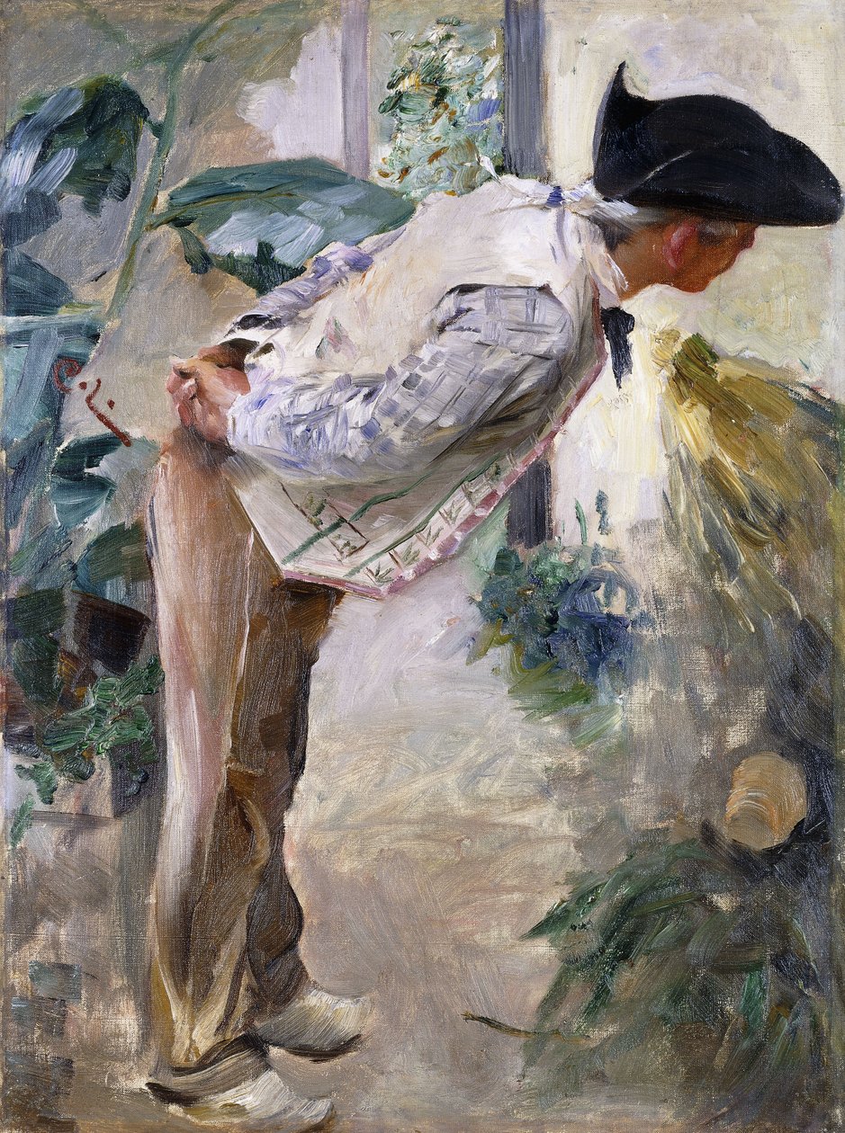 O jardineiro; Tradgardsmastaren, 1883 de Carl Larsson