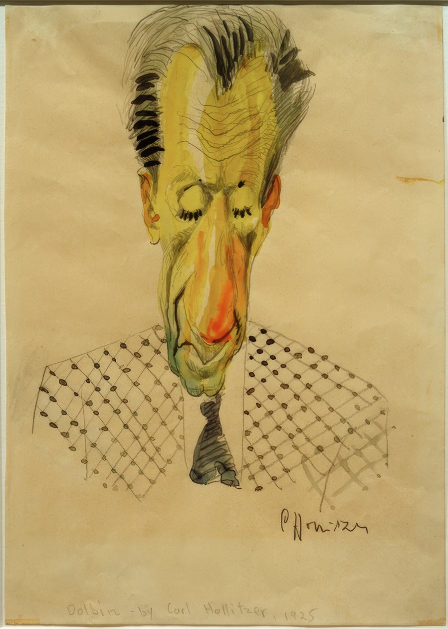 BFDolbin - Caricatura de C.-F. Hollitzer, 1925 de Carl Leopold Hollitzer