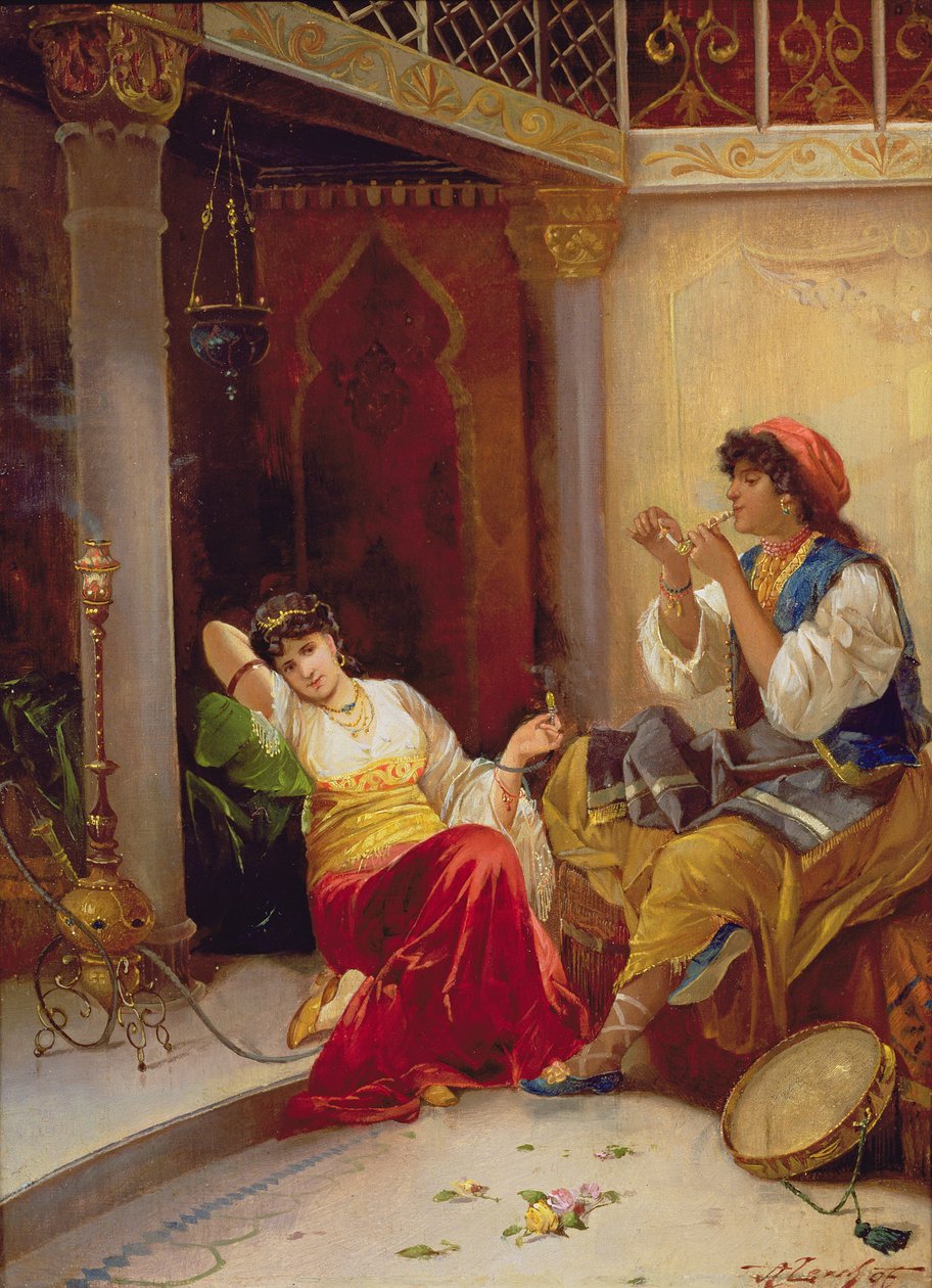 As belezas do harém, 1896 de Carl Libert August Lentz