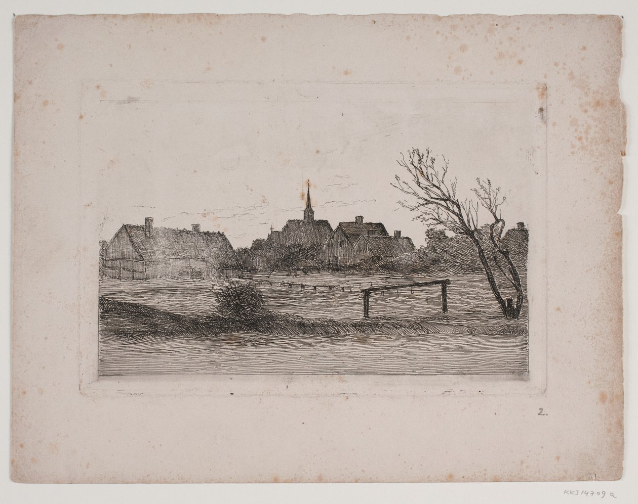 Igreja Hornbæk, noite de verão de Carl Locher