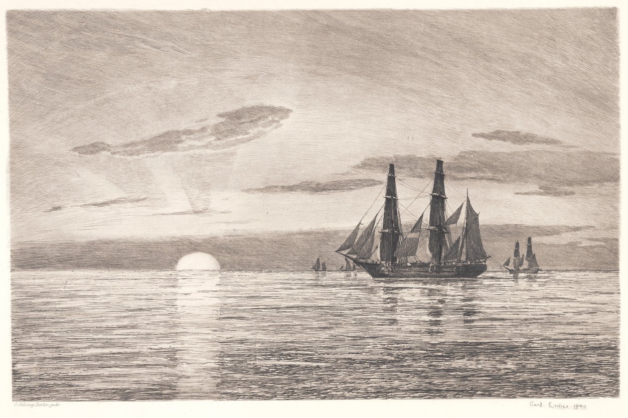 Pôr do sol de Carl Locher