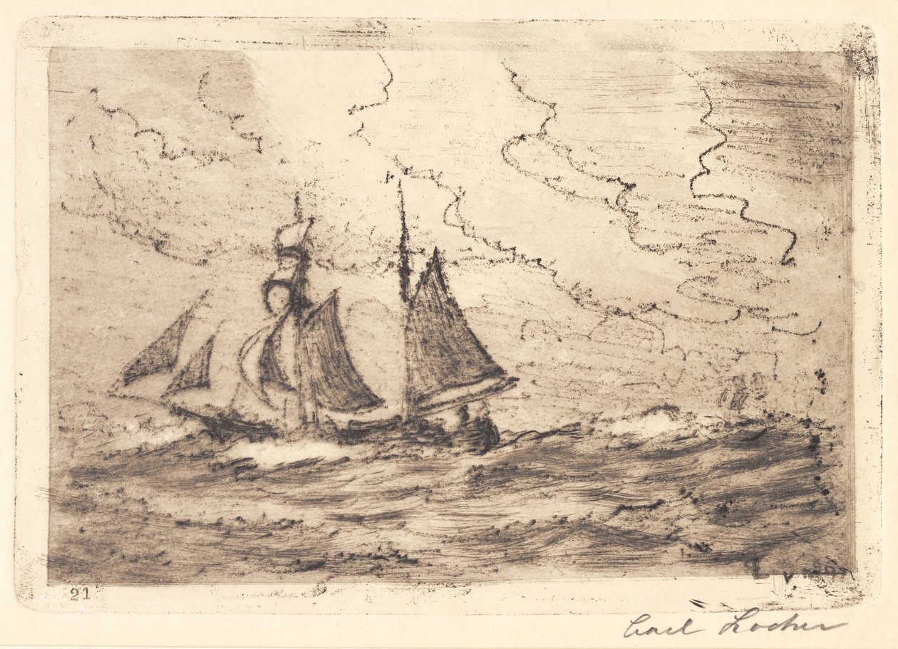 Forte vendaval de Carl Locher