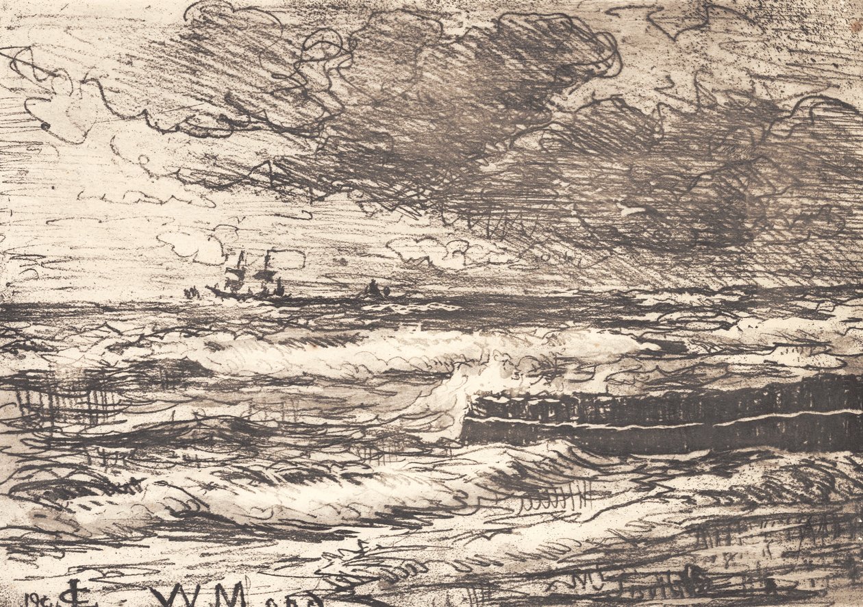Tempestade em Tisvilde de Carl Locher