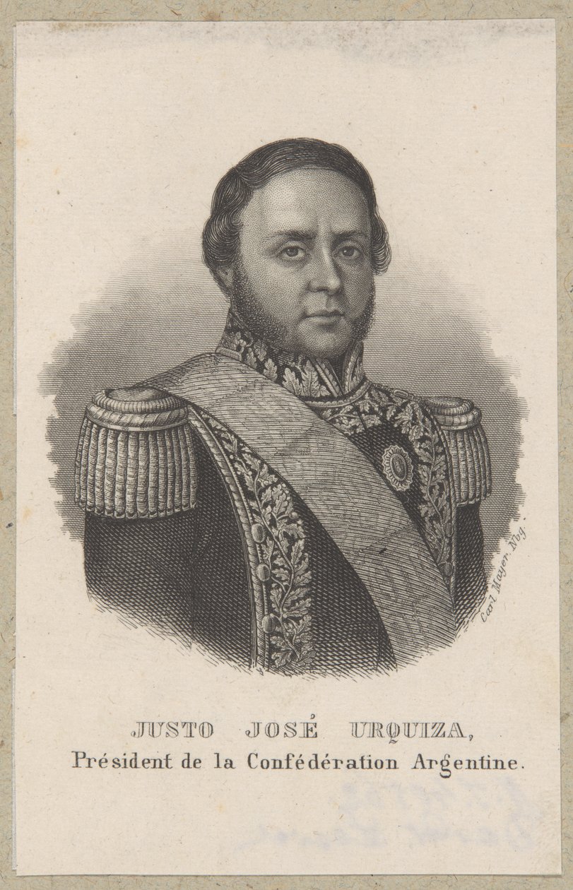 Justo José Urquiza, presidente da Argentina de Carl Mayer