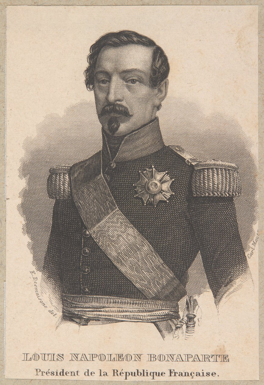 Napoleão III como presidente de França de Carl Mayer