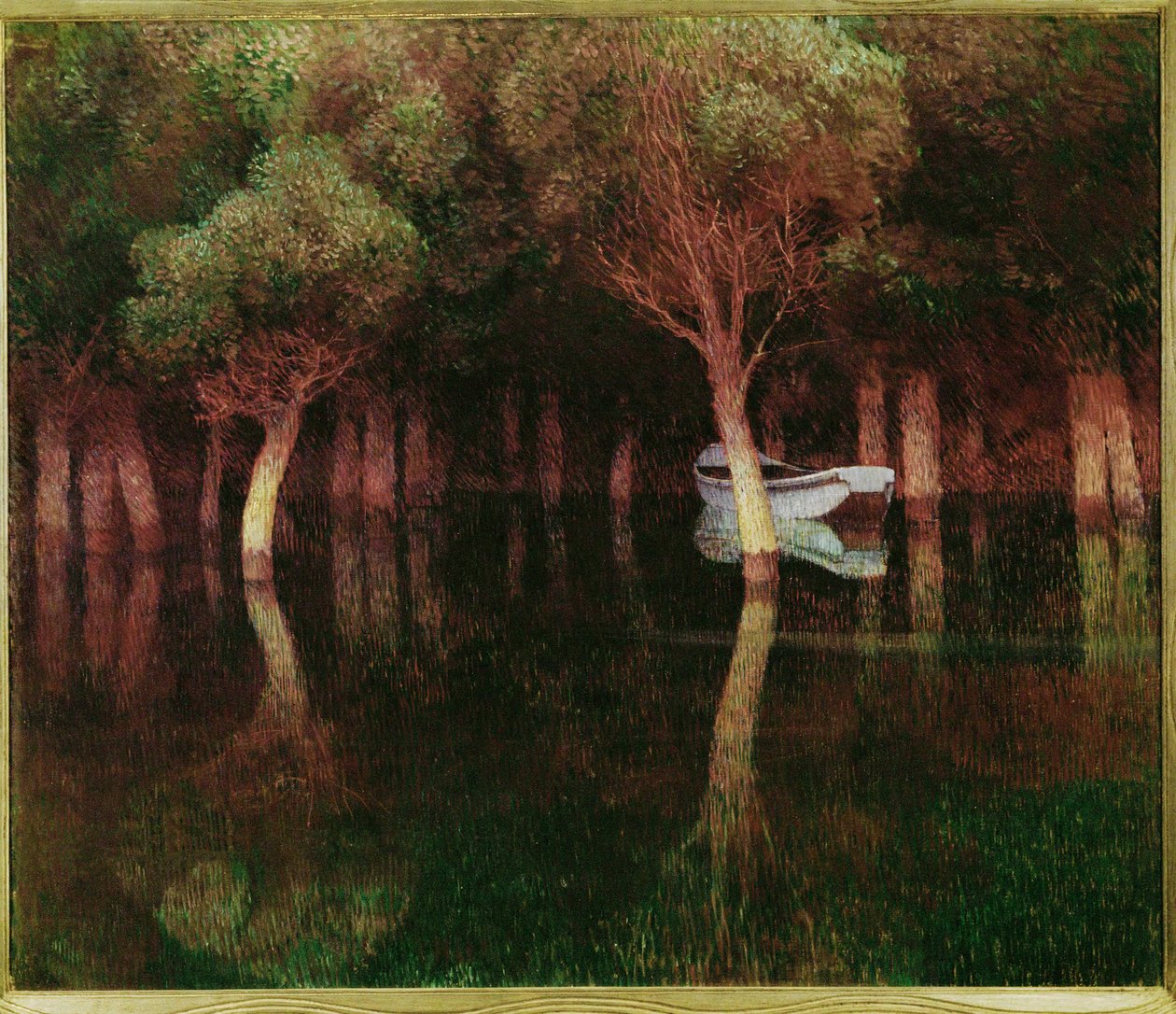 Daemmerung - Crepúsculo ... (pintura sobre tela) de Carl Moll