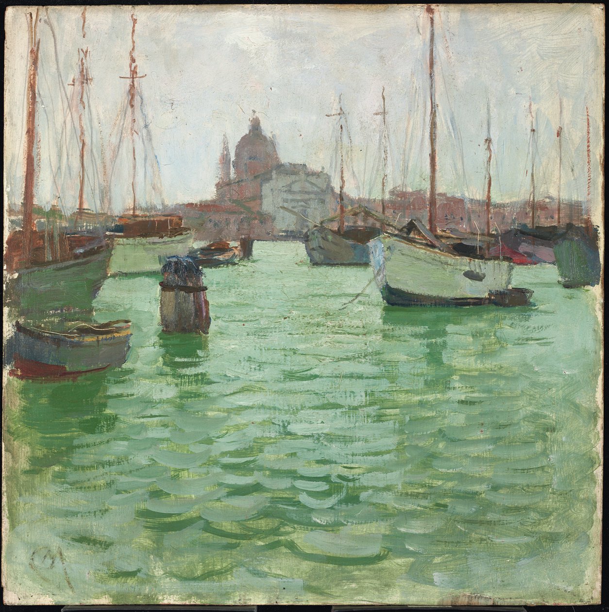 Santa Marie della Salute (óleo no painel) de Carl Moll
