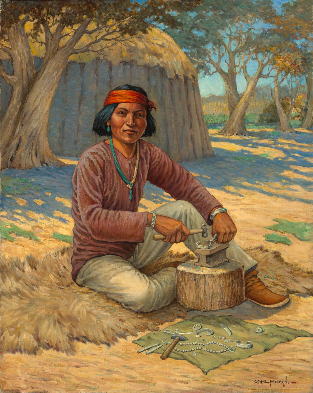 Ourives Navajo de Carl Moon