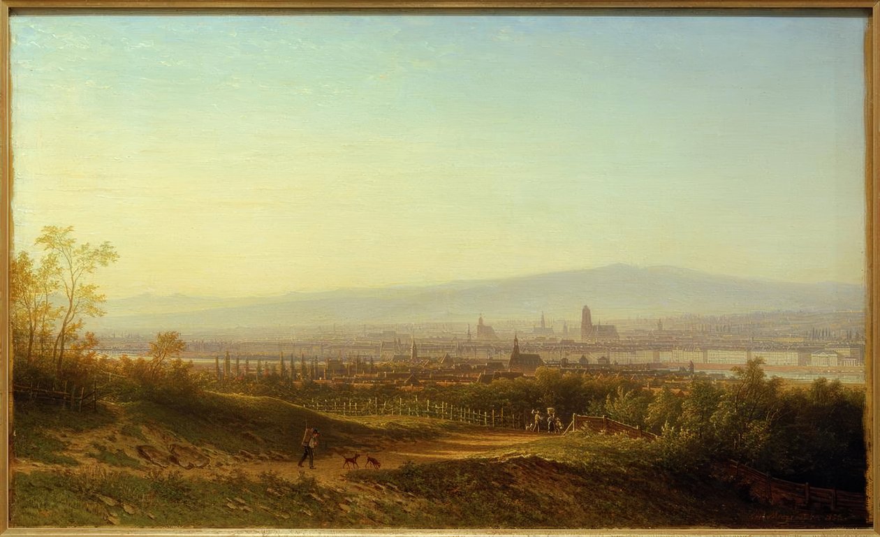 C.Morgenstern, vista de Sachsenhausen de Carl Morgenstern