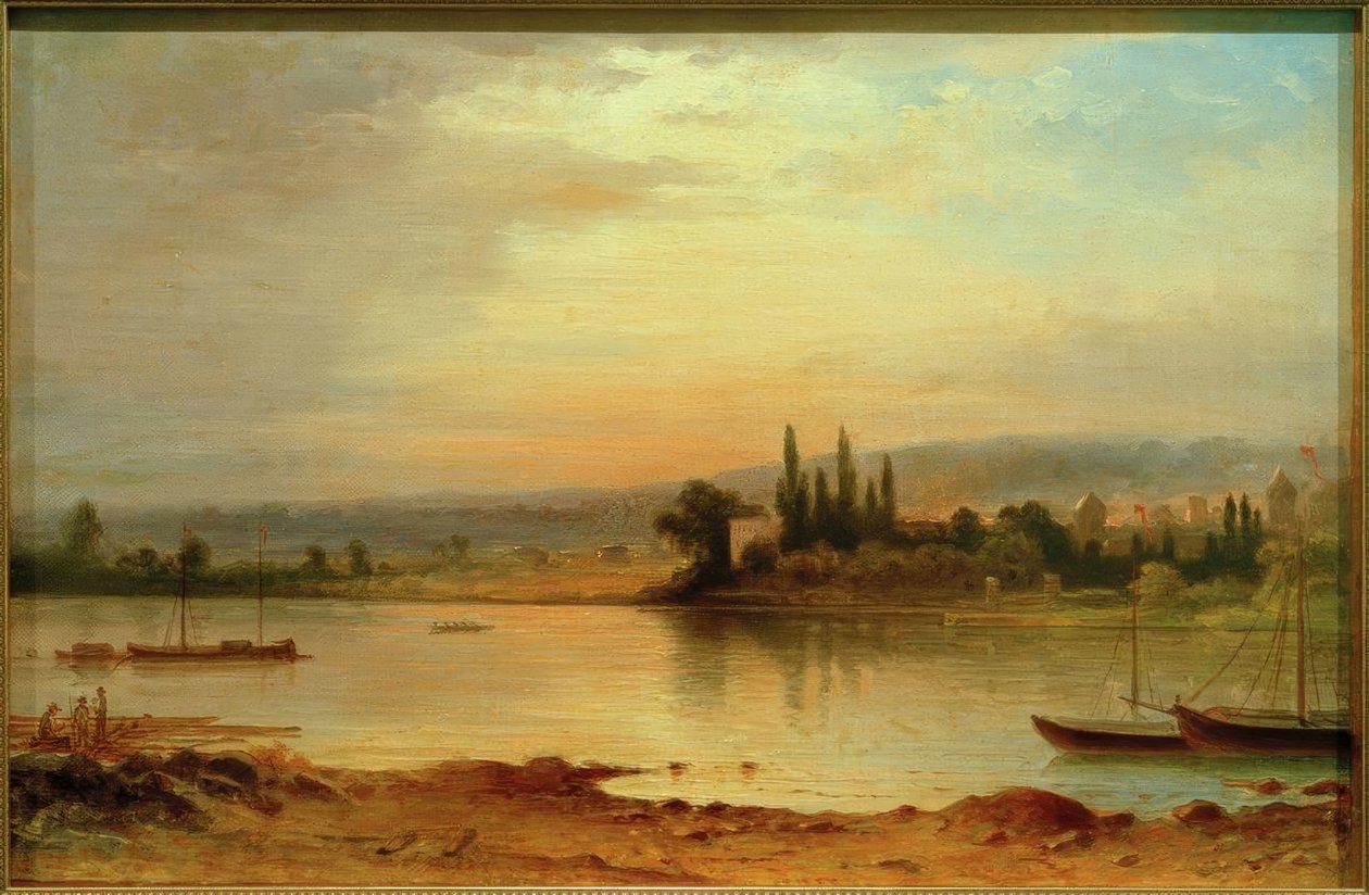 C.Morgenstern, vista de Oostende de Sachsenhausen de Carl Morgenstern