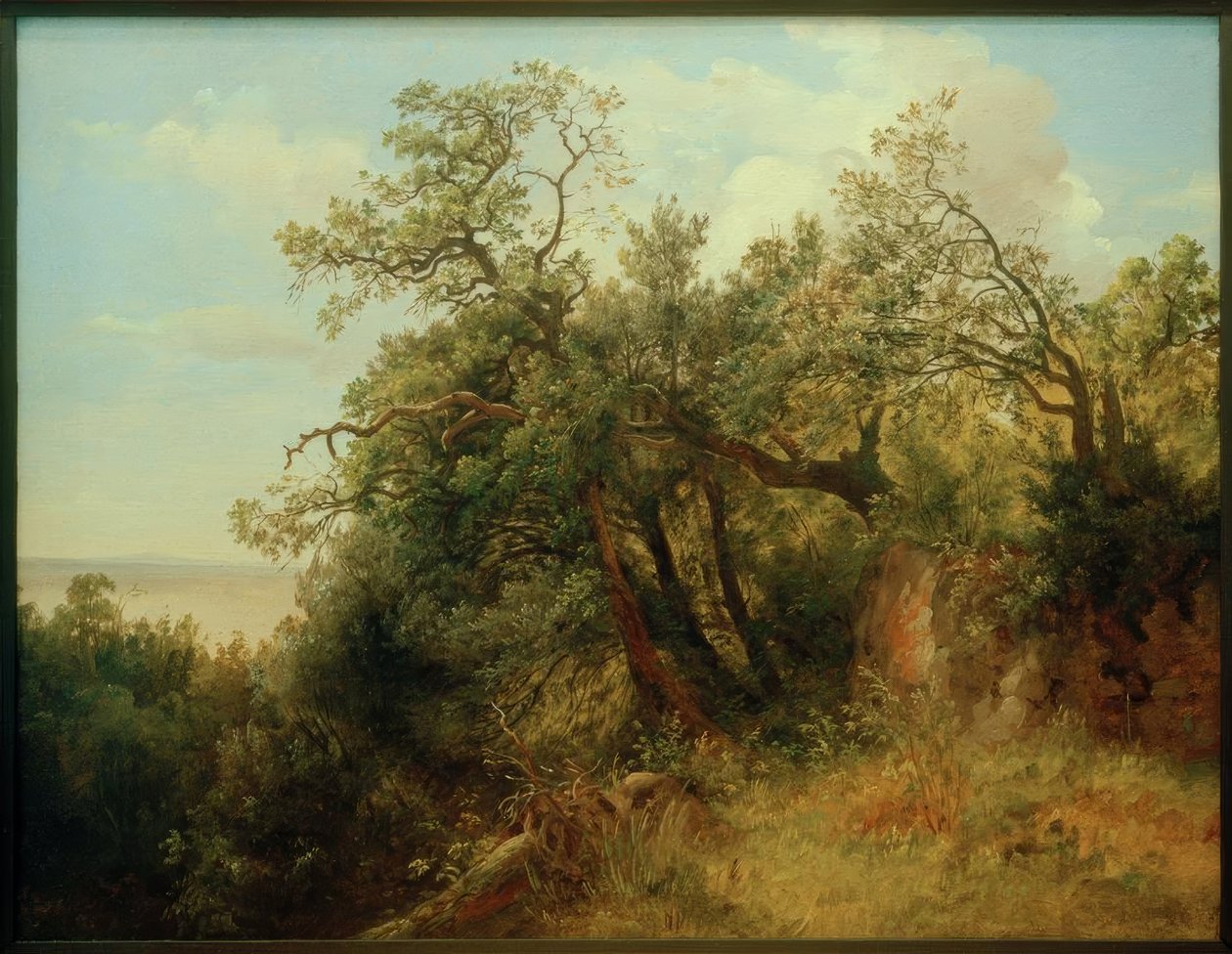 C.Morgenstern, no parque de Ariccia de Carl Morgenstern