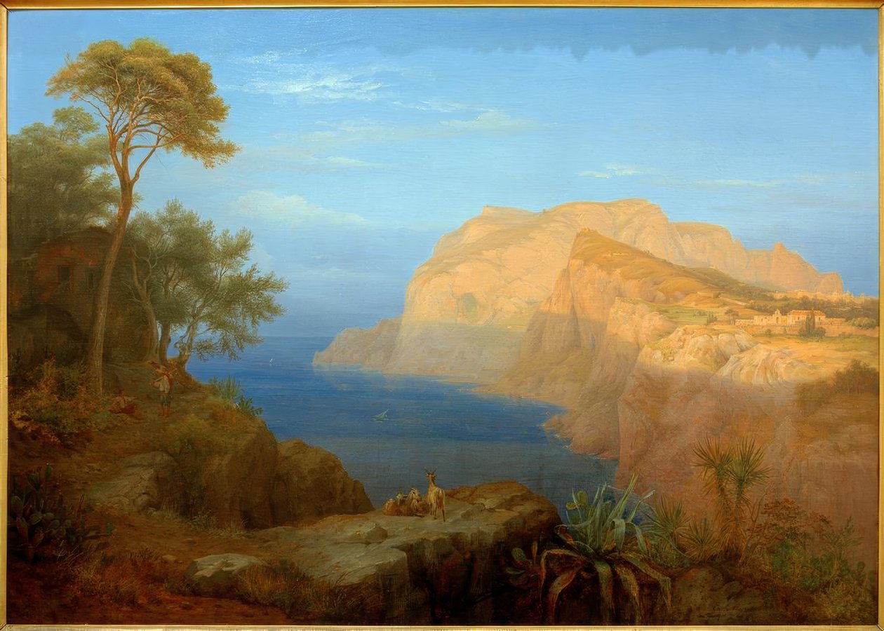 Capri ao nascer do sol de Carl Morgenstern