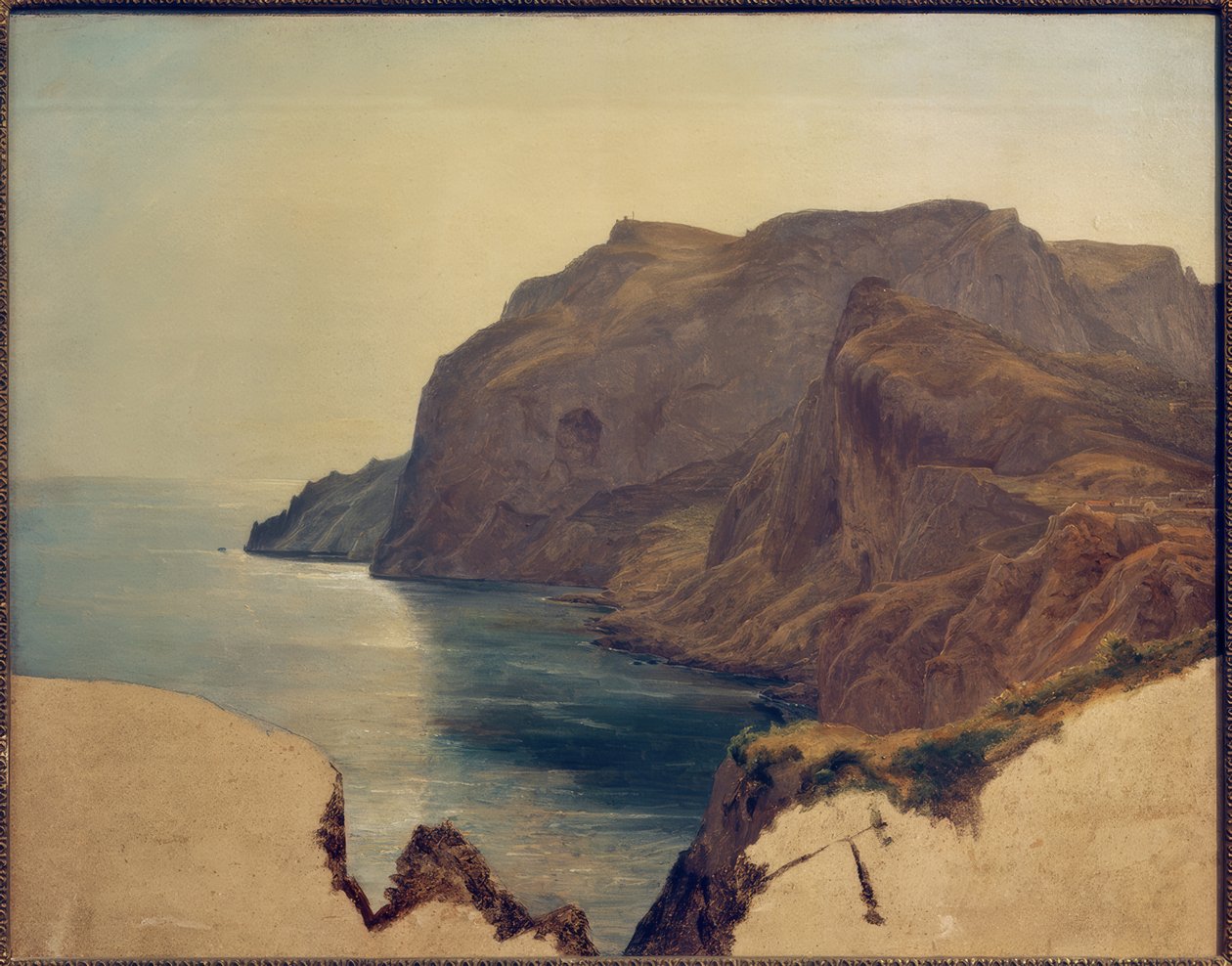 Estude Capri ao nascer do sol de Carl Morgenstern