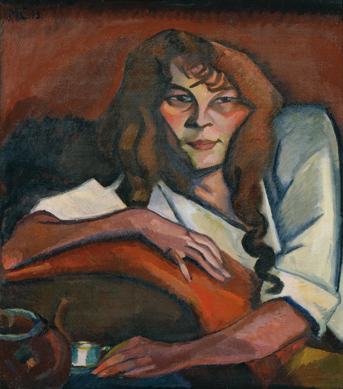 Retrato de uma rapariga de Carl Moritz Cammerloher