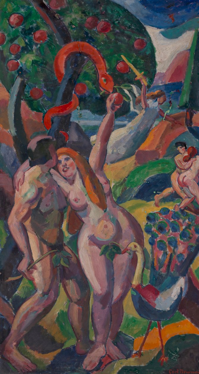 Adão e Eva, antes de 1932. de Carl Newman