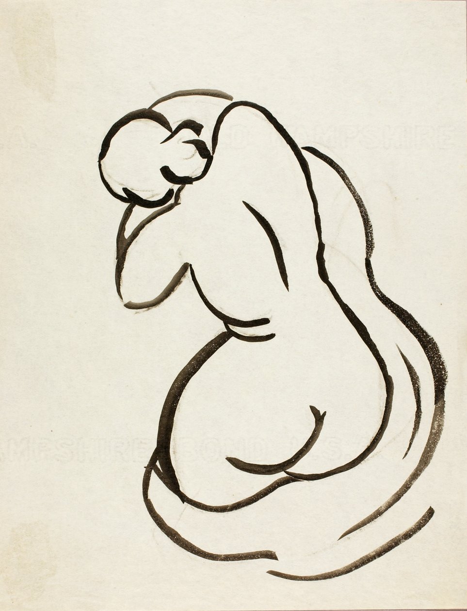 Nu feminino de Carl Newman