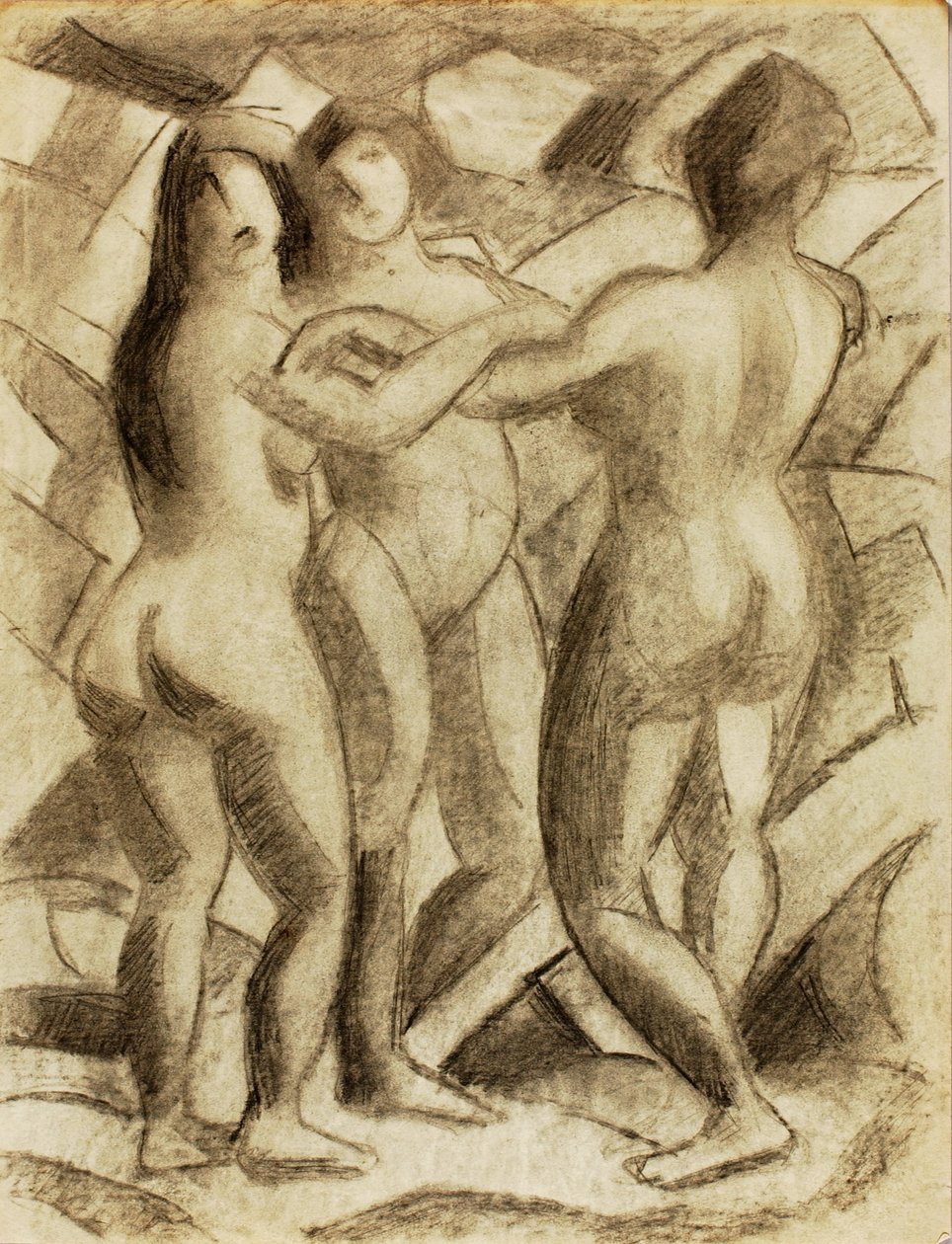 Grupo de três nus femininos de Carl Newman
