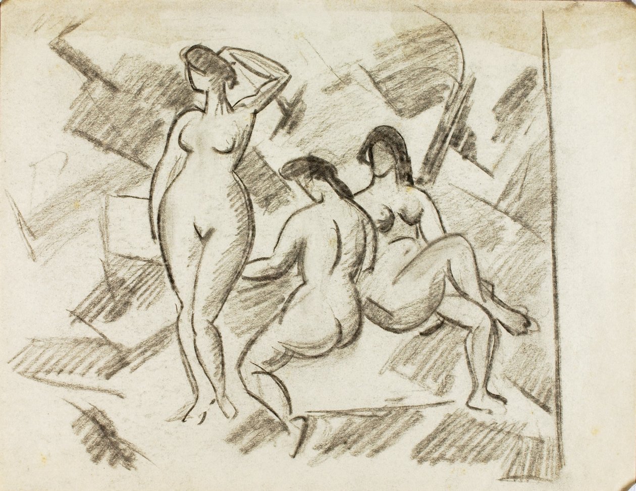 Grupo de três nus femininos de Carl Newman