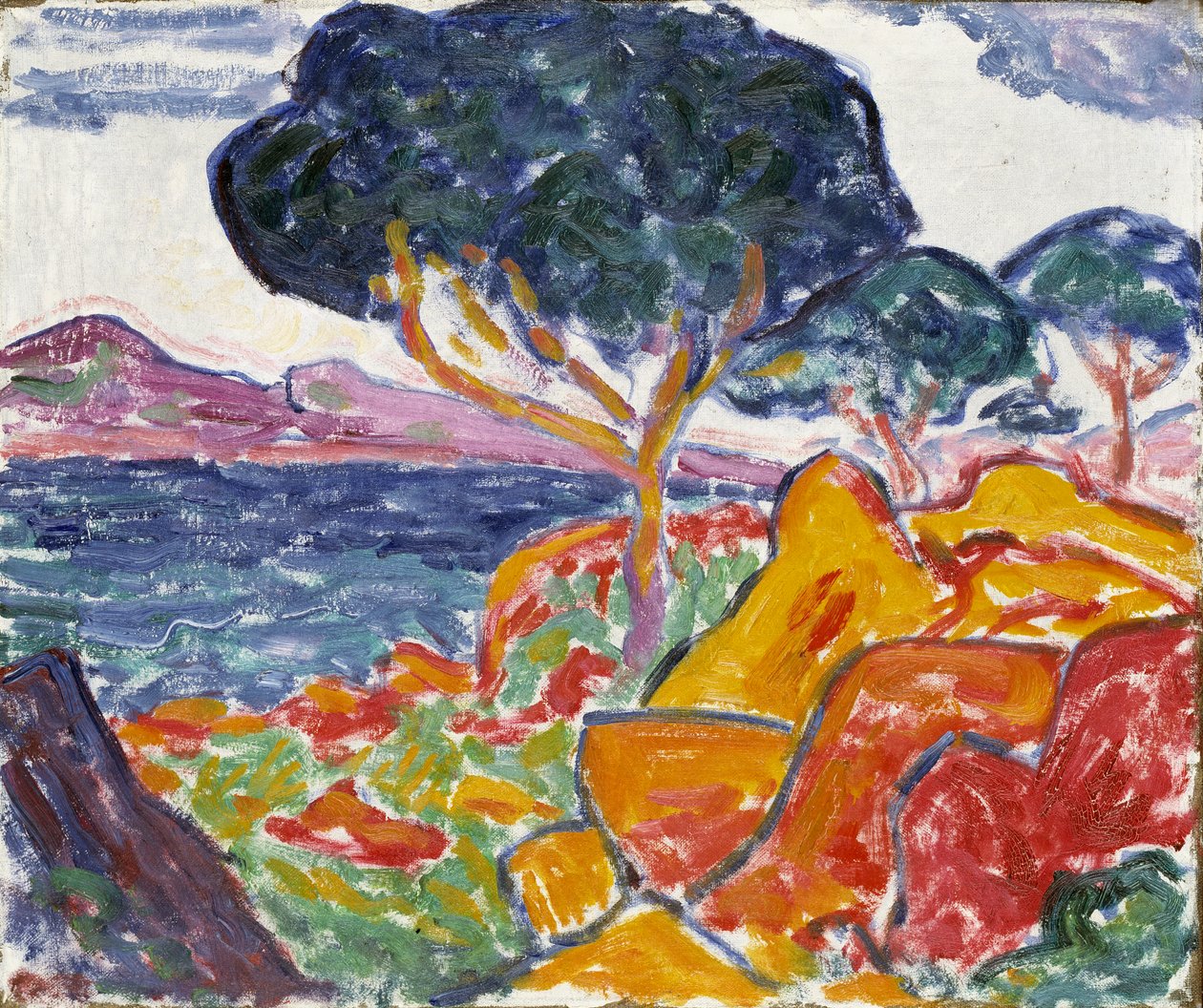 Paisagem, c. 1909-1914. de Carl Newman