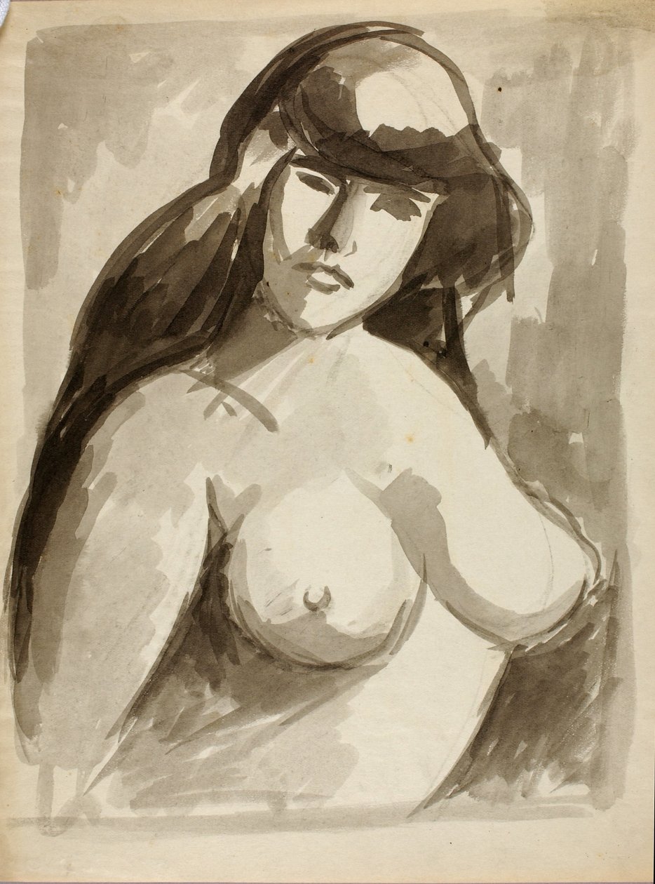 Torso feminino nu de Carl Newman