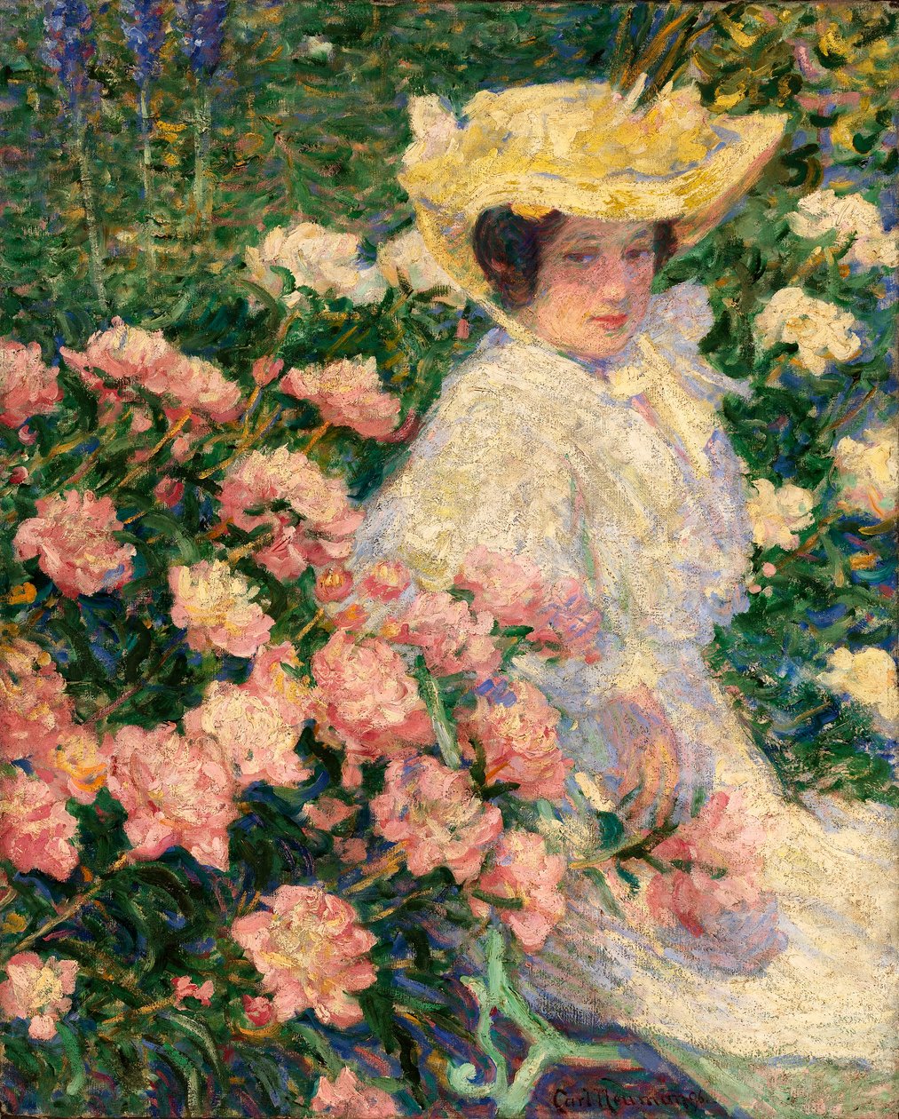 Retrato da mulher do artista, Helene de Carl Newman