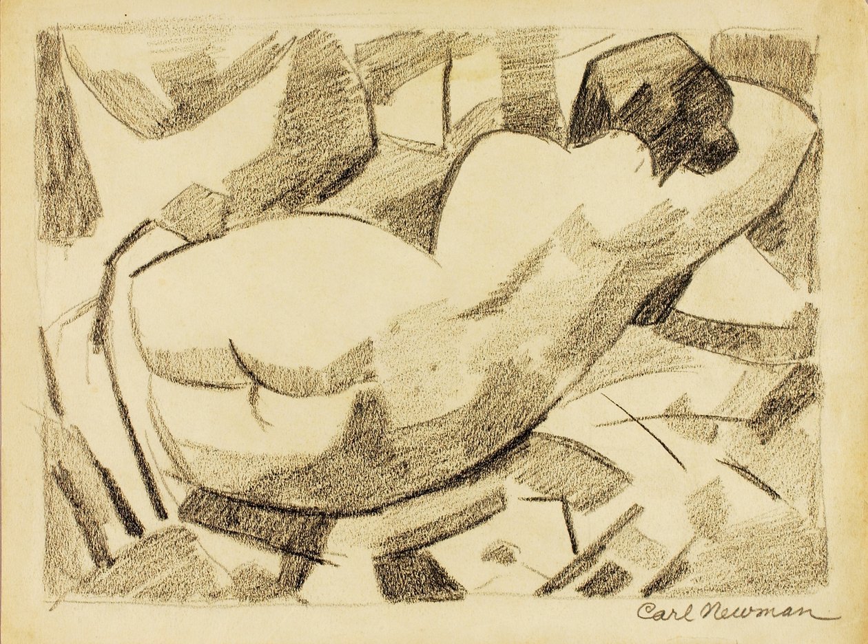 Mulheres nuas reclinadas de Carl Newman