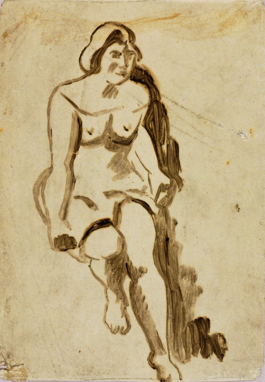 Mulher sentada de Carl Newman