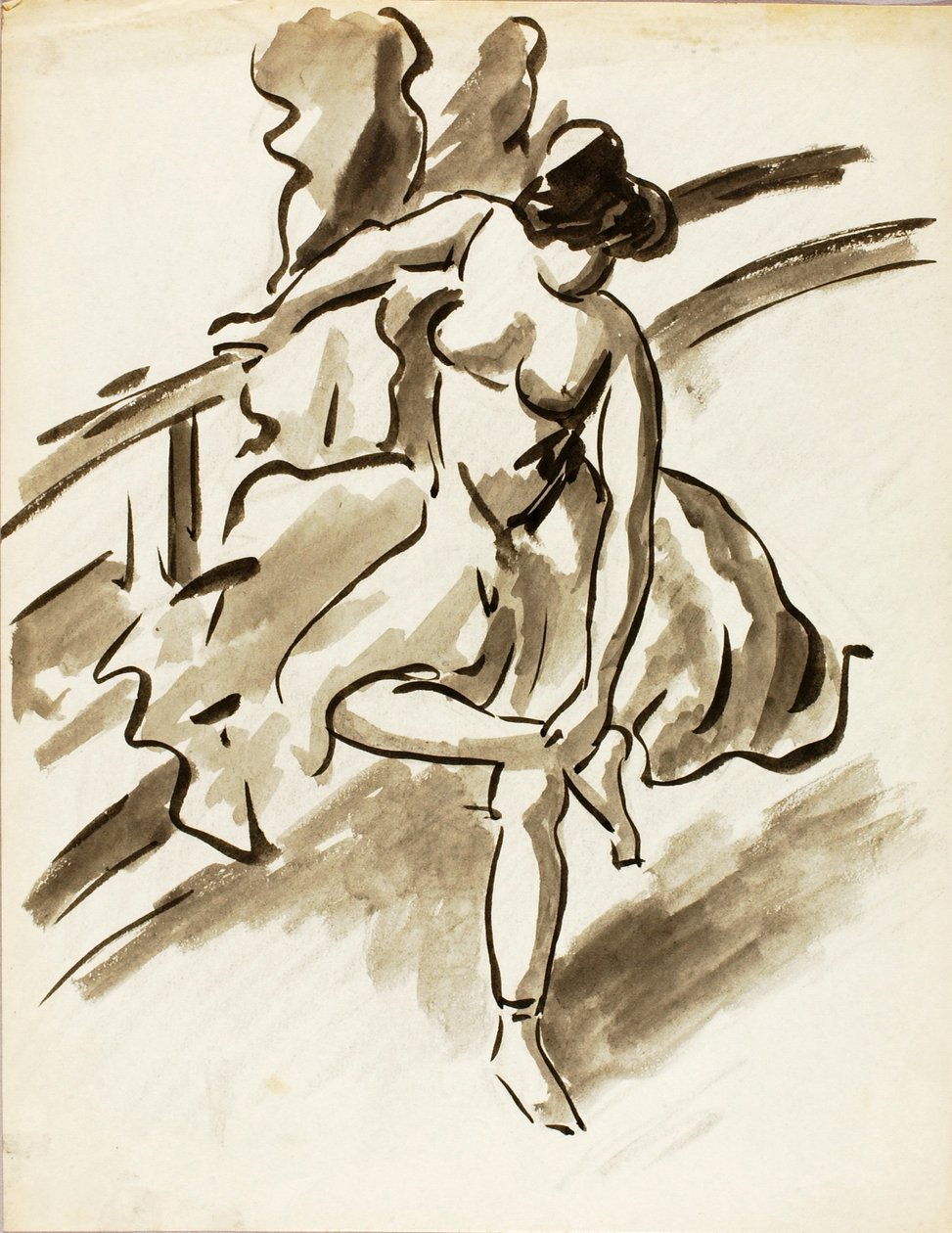 Dançarina em pé de Carl Newman