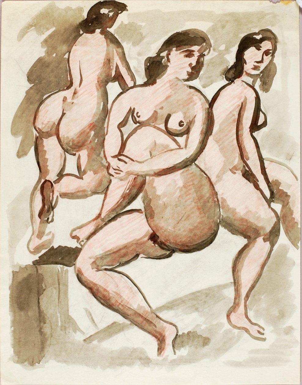Três nus femininos de Carl Newman