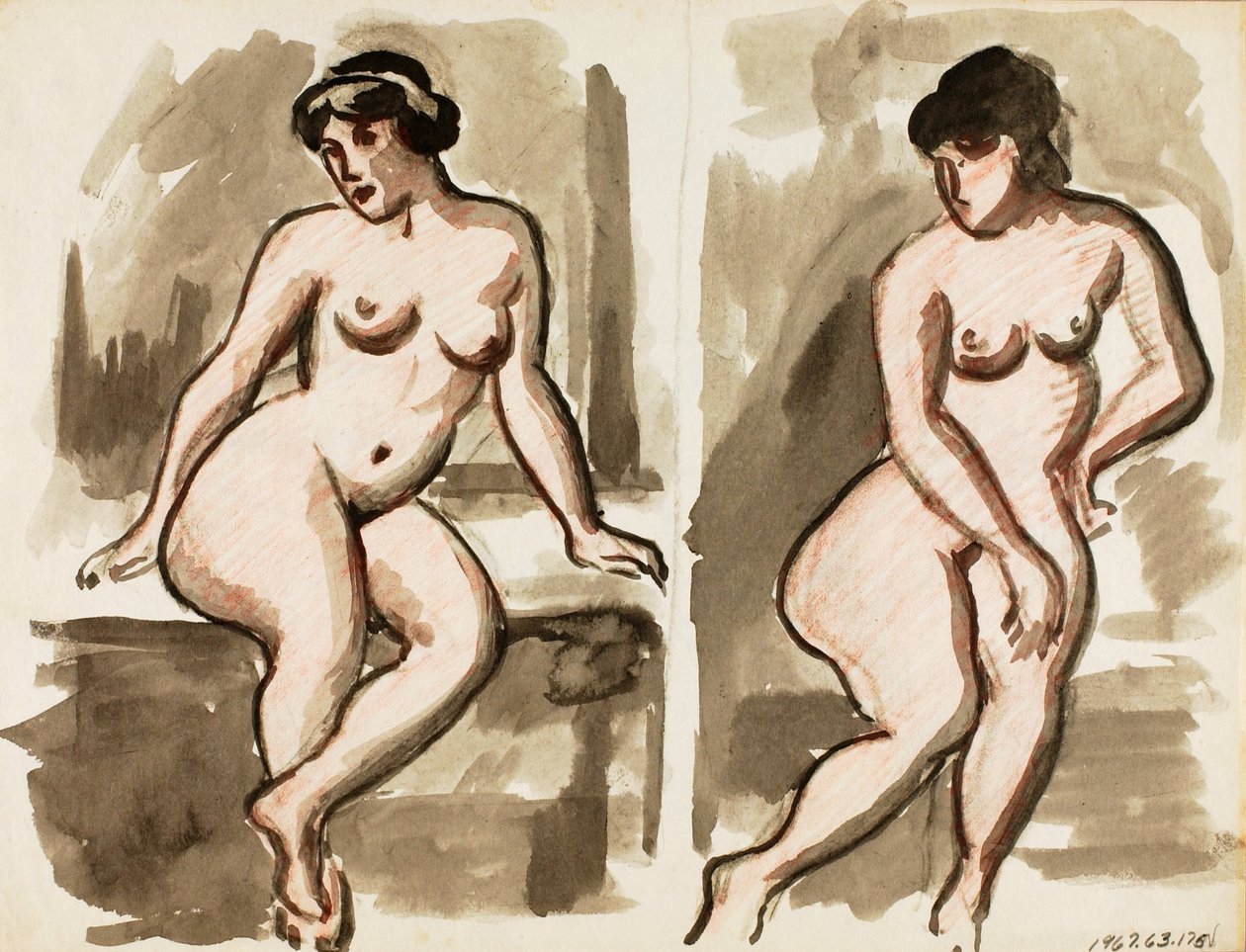 Dois nus femininos de Carl Newman