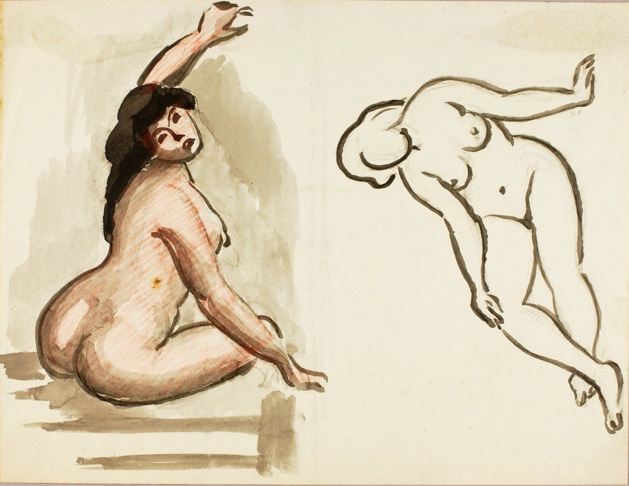 Dois nus femininos de Carl Newman