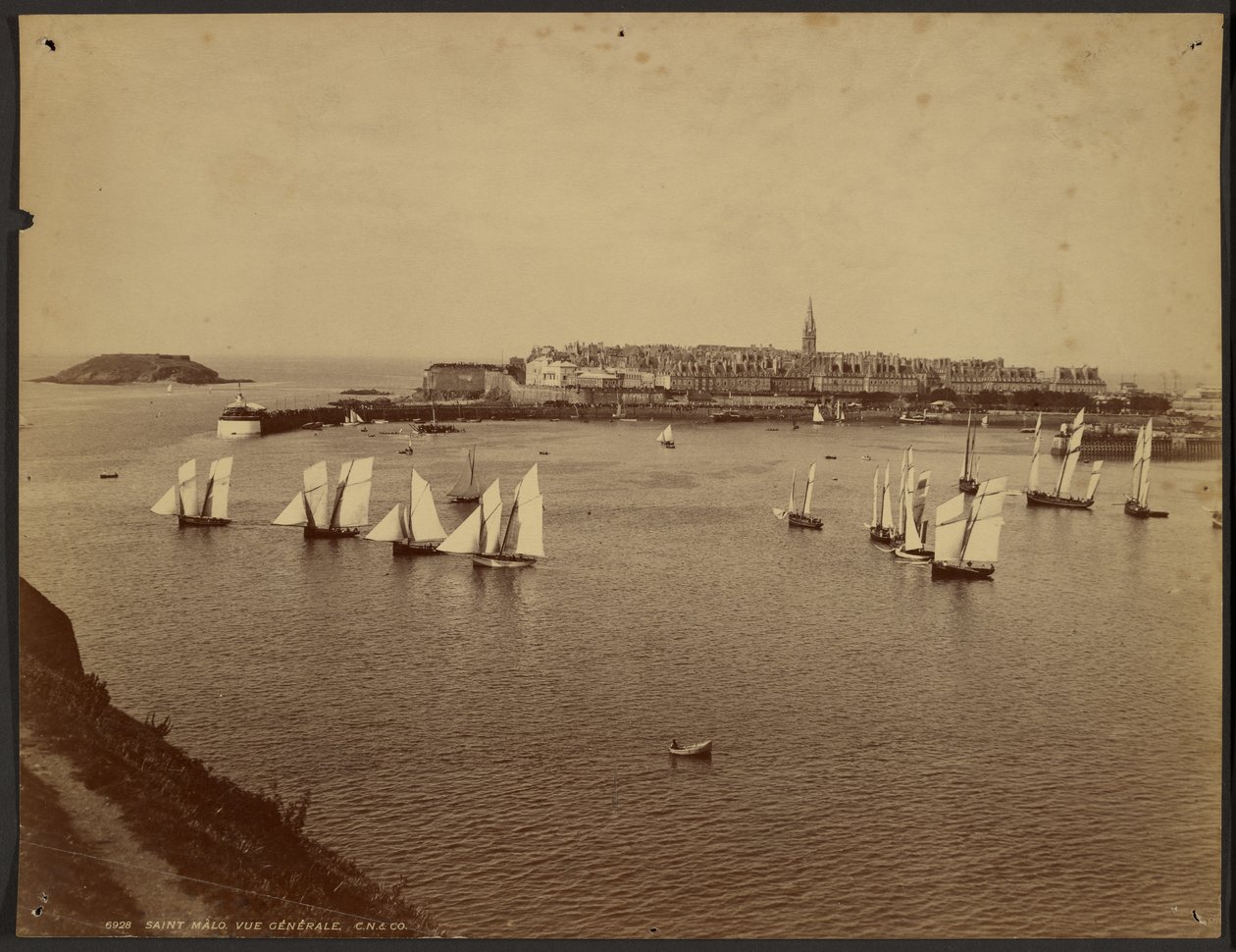 Saint Malo. Vista geral. de Carl Norman