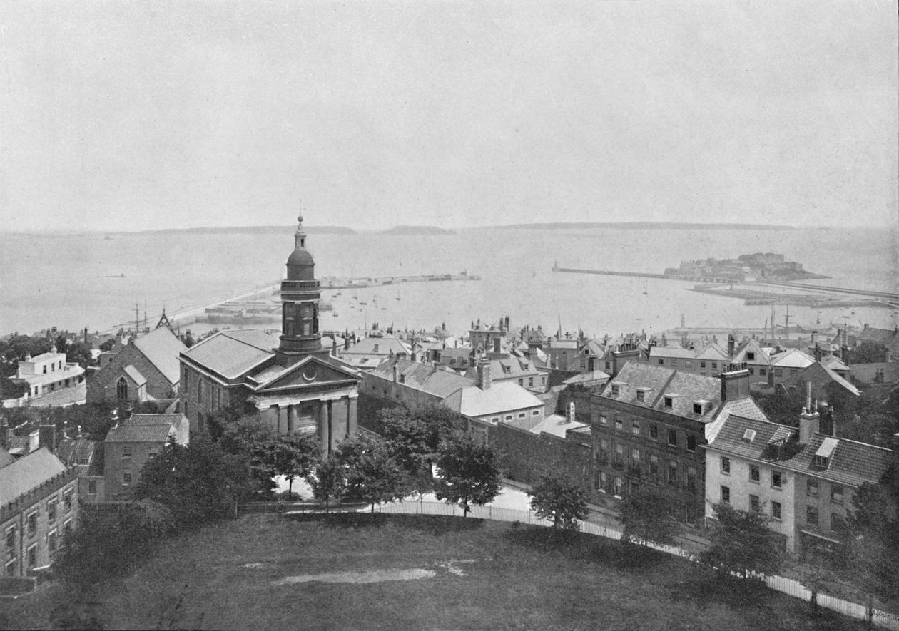 St. Peter Port and Island, Guernsey, c1896 de Carl Norman