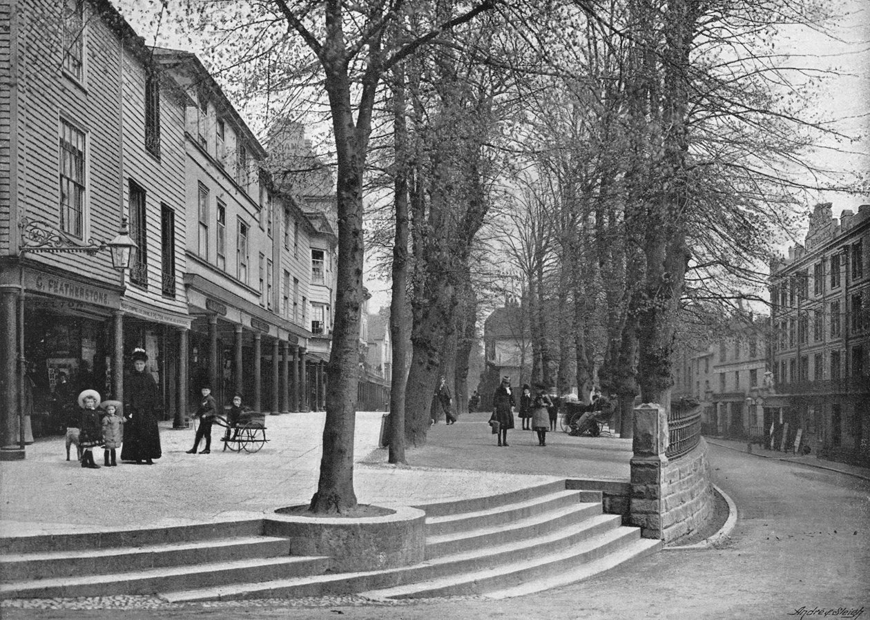 Os Pantiles, Tunbridge Wells, c1896 de Carl Norman