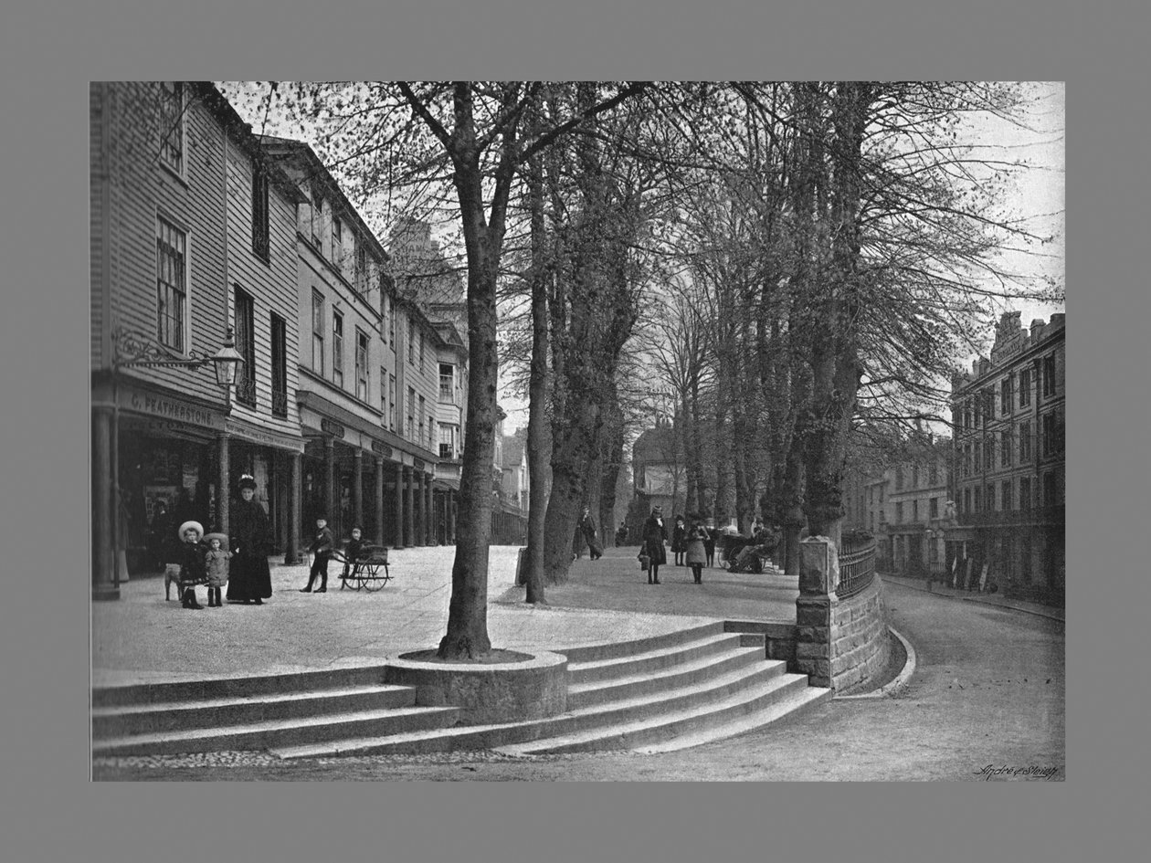 Os Pantiles, Tunbridge Wells c1900 de Carl Norman