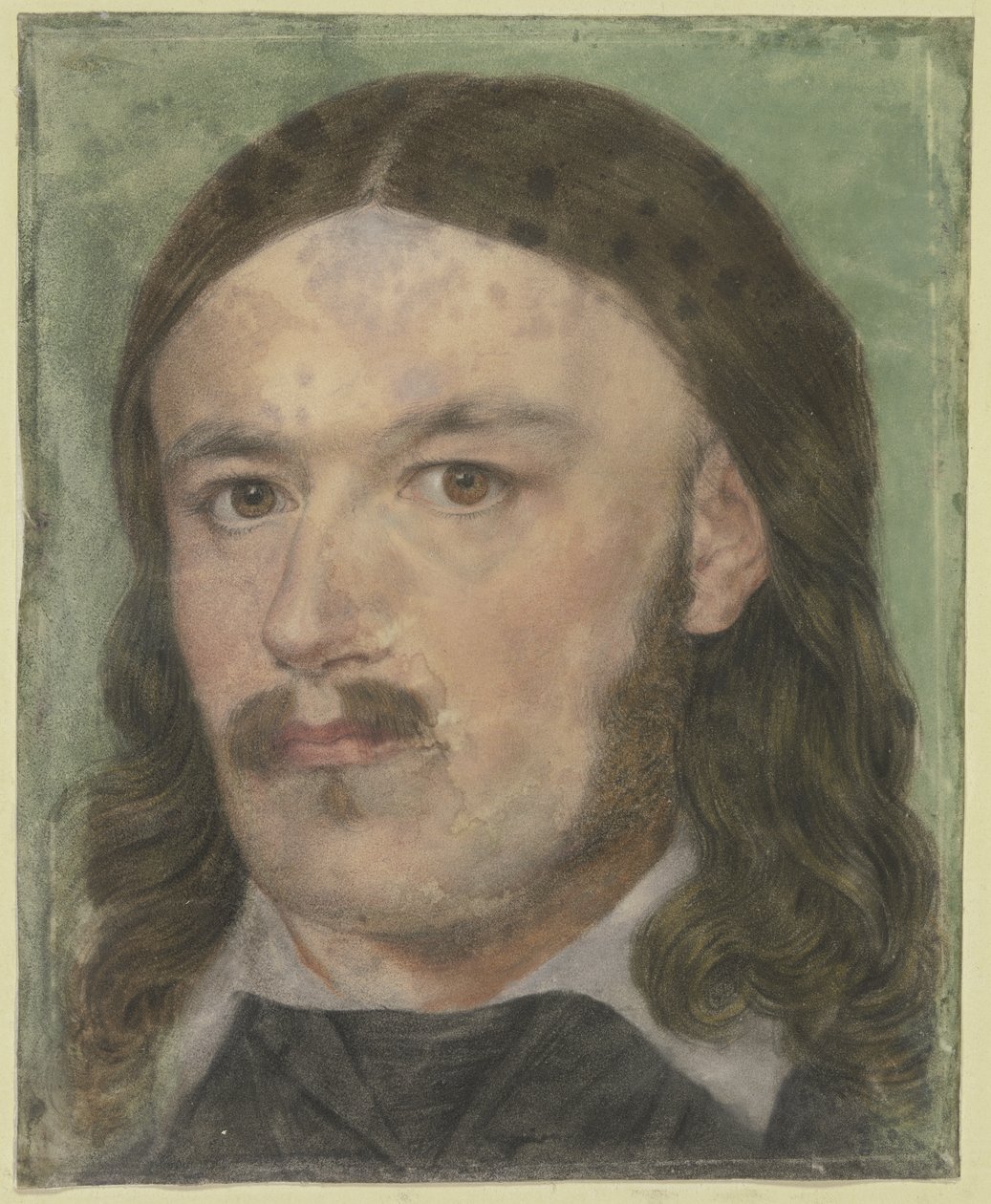 Retrato do gravador Carl Barth em traje antigo alemão de Carl Philipp Fohr