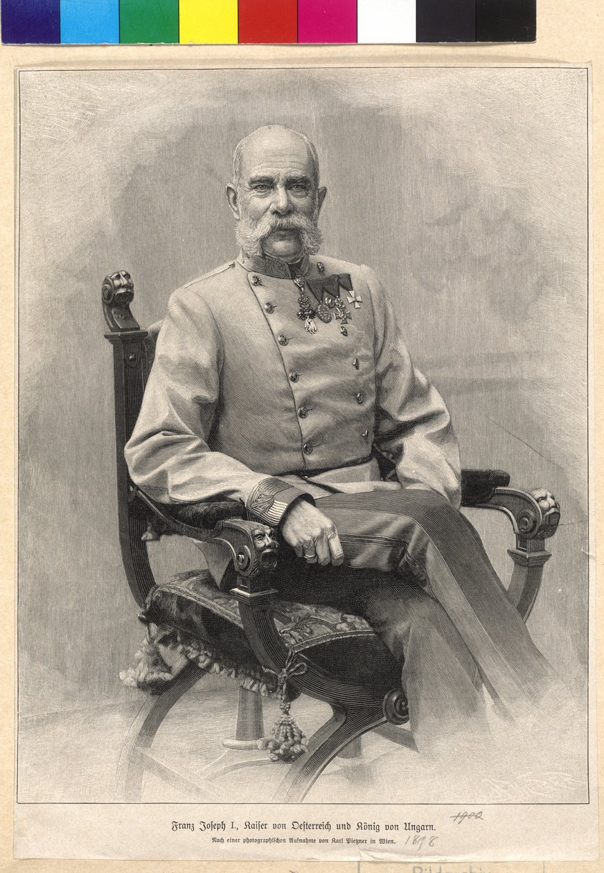 Imperador da Áustria Franz Joseph I de Carl Pietzner