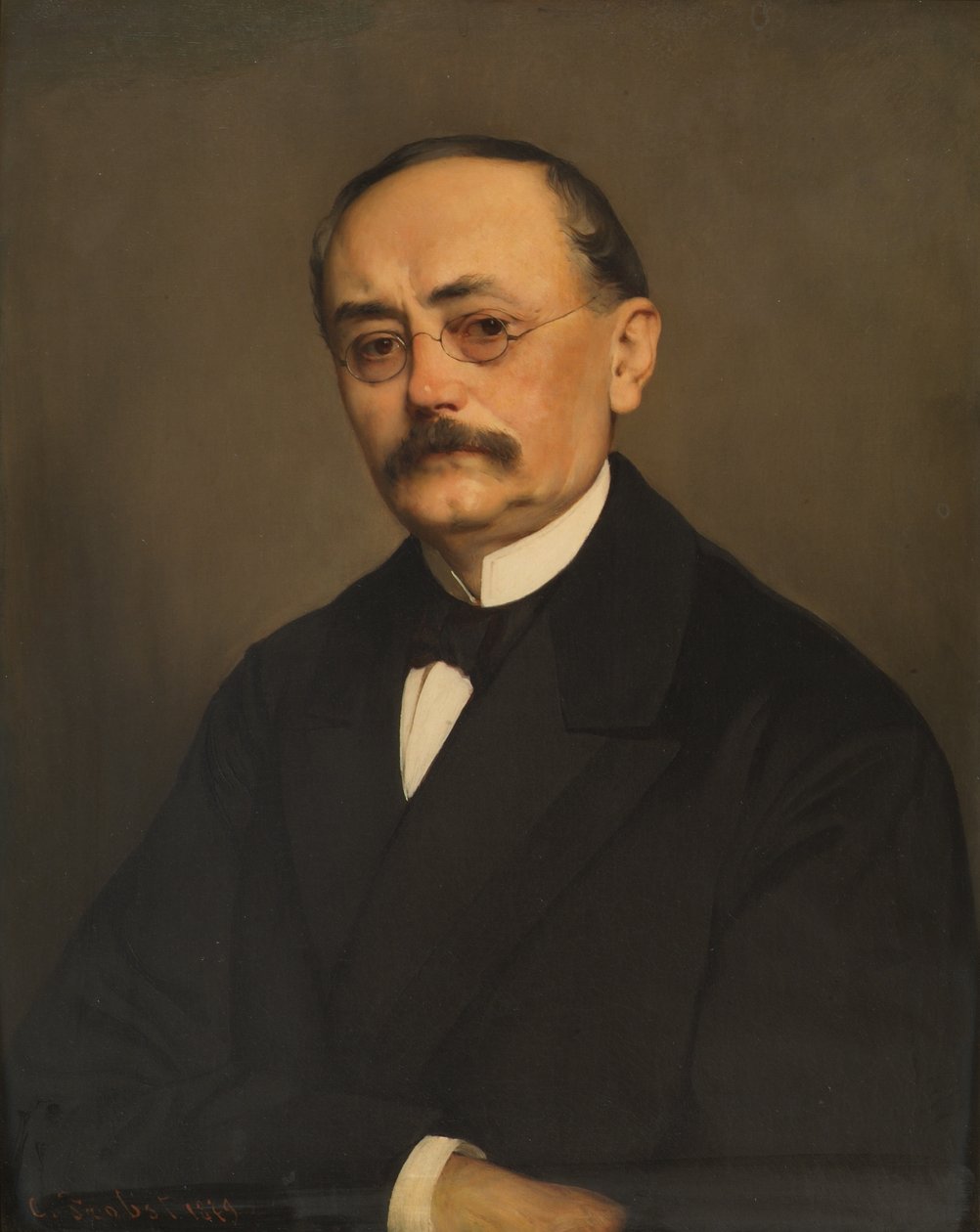 O ministro Leopold Ritter Hasner von Artha de Carl Probst